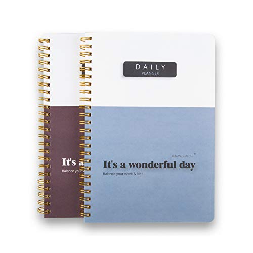Photo 1 of A5 Daily Planner Notepad - Undated Daily Timed to-Do List Pad for Priorities