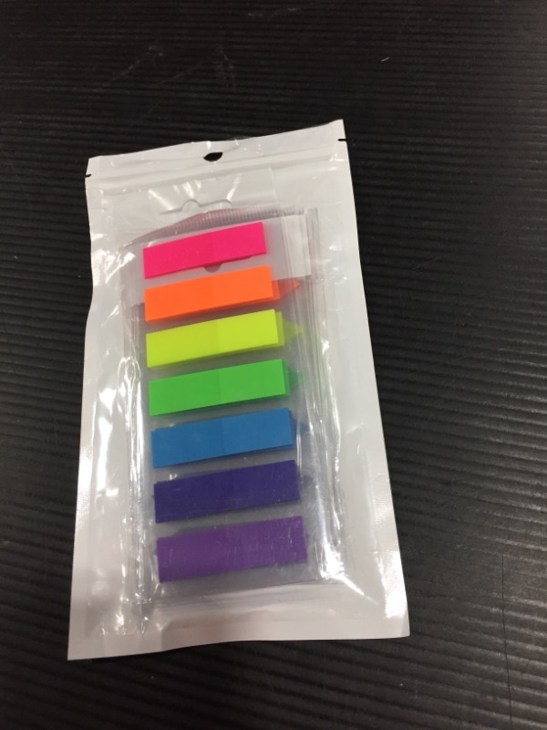 Photo 2 of Lysas 4 Sets Neon Page Markers Colored Index Tabs