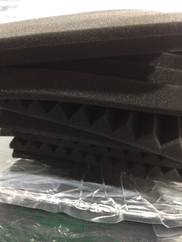Photo 2 of 12 acoustic foam boards Black Pyramid foam boards 12“ × 12” × 2”
