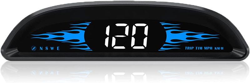 Photo 1 of ACECAR Digital GPS Speedometer, Universal Car HUD Head Up Display with Speed MPH, Direction, Driving Distance, Overspeed Alarm HD Display, for All Vehicle