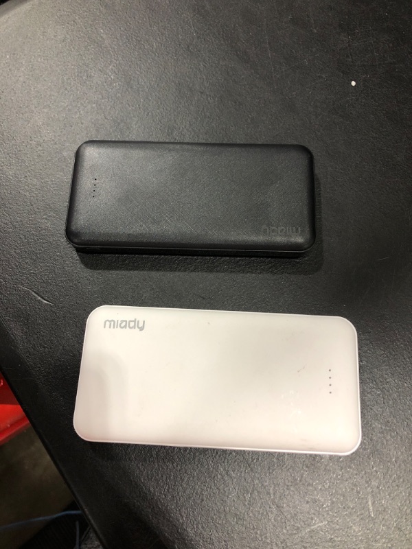 Photo 2 of 2-Pack Miady 10000mAh Dual USB Portable Charger
