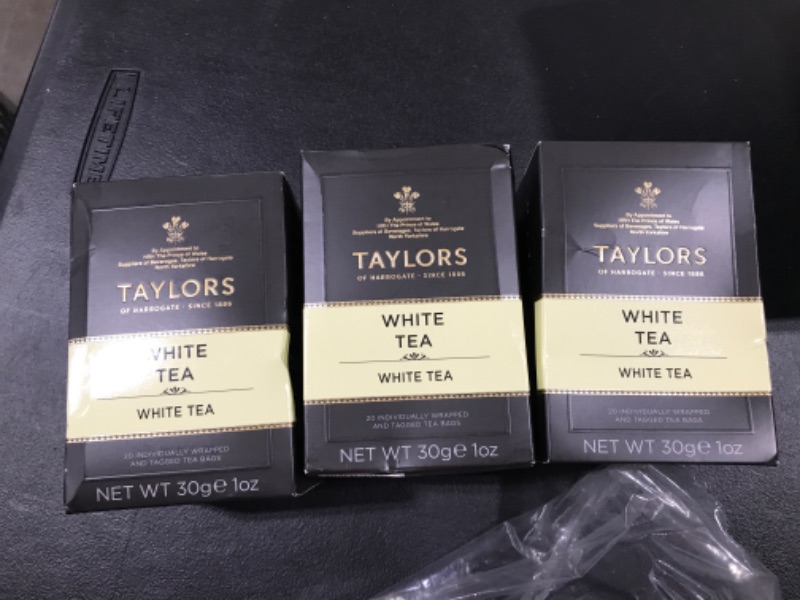Photo 2 of 3 BOXES Taylors of Harrogate White Tea
EXPIRES JULY 2023