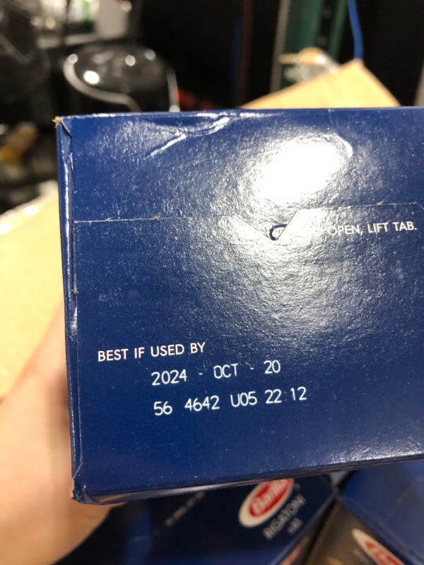 Photo 1 of Barilla Rigatoni Pasta, 16 oz. Box (Pack of 12) - Non-GMO Pasta Made with Durum Wheat Semolina - Italy's #1 Pasta Brand - Kosher Certified Pasta
Expiration Date: 10/20/2024
