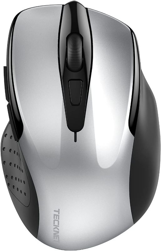 Photo 1 of Bluetooth Wireless Mouse, TECKNET Computer Mouse with 6 Buttons, 5 Adjustable DPI Levels, 24 Month Battery Life, Ergonomic Cordless Mouse for Laptop, Computer, Mac,PC, Windows, Chromebook, Notebook
