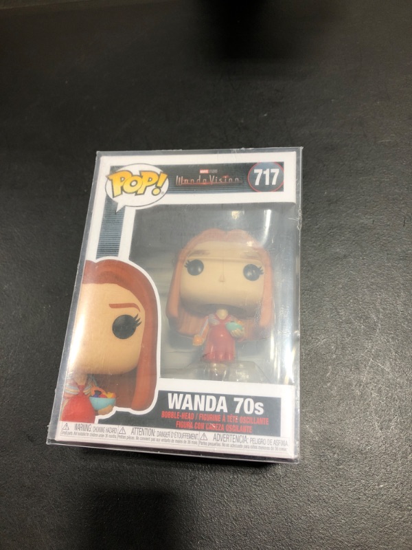 Photo 2 of Funko Wanda 70's Pop #717 Pop TV: Wanda Vision Vinyl Figure (Bundled with EcoTek Protector to Protect Display Box)