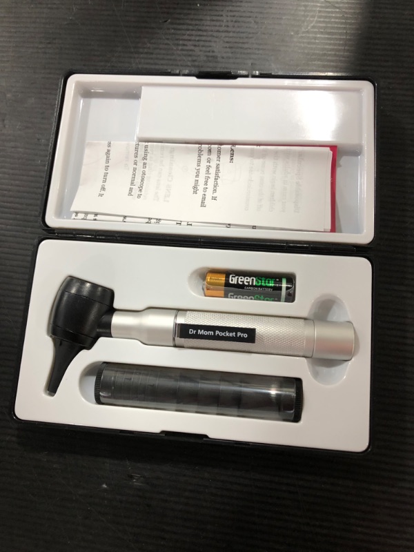 Photo 2 of 4th Generation Dr Mom Led Pocket Otoscope and Both Adult and Pediatric Disposable Specula Tips