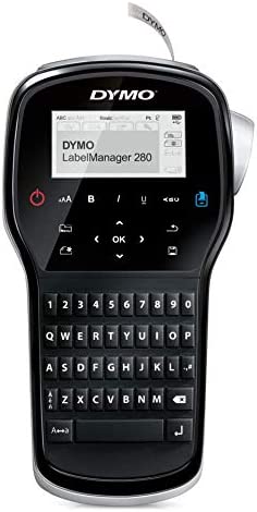 Photo 1 of DYMO Label Maker | LabelManager 280 Rechargeable Portable Label Maker, Easy-to-Use, One-Touch Smart Keys, QWERTY Keyboard, PC and Mac Connectivity, for Home & Office Organization
