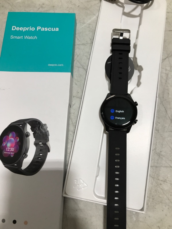 Photo 1 of DEEPRIO PASCUA BLACK SMART WATCH