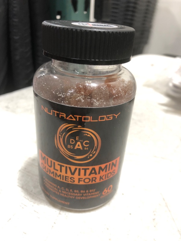 Photo 1 of Kids Multivitamin Gummies - Vitamins A, C, D, E, B5, B6 & B12, Biotin & Zinc - Essential Daily Vitamins For Immune Support, Strong Bones, Growth & Development - Delicious Fruit Flavor - 60 Gummies