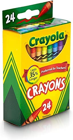 Photo 1 of 24 Pack Crayons, Classic Colors, Crayons For Kids, School Crayons, Assorted Colors - 24 Crayons Per Box - 8 PACK
