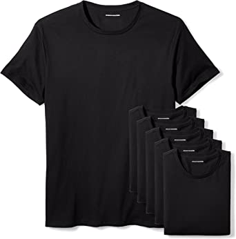 Photo 1 of Amazon Essentials Men's Crewneck T-Shirt, Pack of 6

SZ-M 