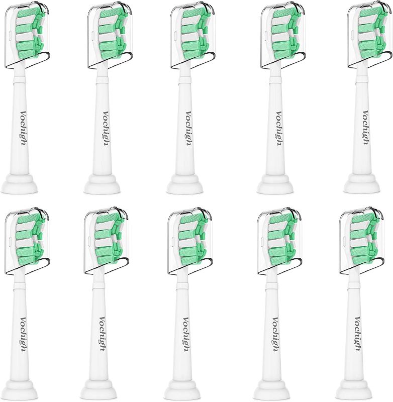 Photo 1 of Replacement Heads for Philips Sonicare ProtectiveClean: Compatible with Sonicare DailyClean ExpertClean FlexCare EasyClean HealthyWhite 2 Series 3 Series W C2 C3 G2 4100 5100 6100 Toothbrush, 10 Pack