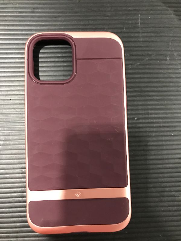 Photo 2 of Caseology Parallax Compatible with iPhone 12 Pro Case Compatible with iPhone 12 Case (2020) - Burgundy