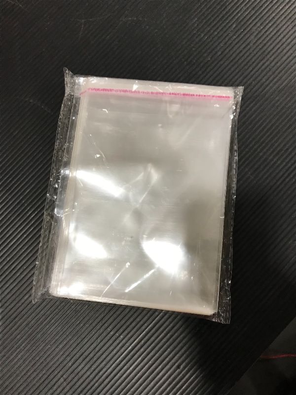 Photo 2 of Patty Both 100 Pcs 4 5/8 X 5 3/4 Clear A2+ Card Resealable Cello / Cellophane Bags (Fit One A2 Size Card w/ Envelope)