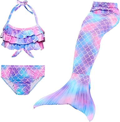 Photo 1 of Mermaid Tails for Swimming Girls Swimsuit Princess Bikini Bathing Suit Set Birthday Gift for Kids,Girls, Children

SZ-10 years old