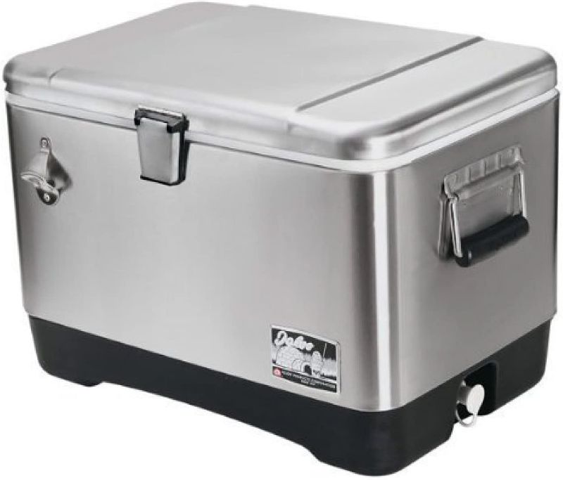Photo 1 of Igloo 54 Qt Steel Belted Legacy Stainless Steel Cooler with Bottle Opener