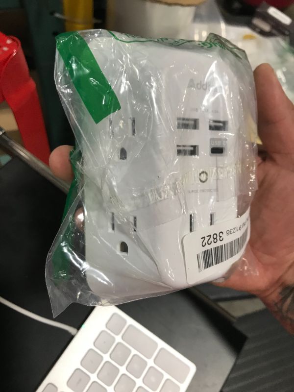 Photo 1 of USB Wall Charger Surge Protector 5 Outlet Extender with 4 USB Charging Ports 