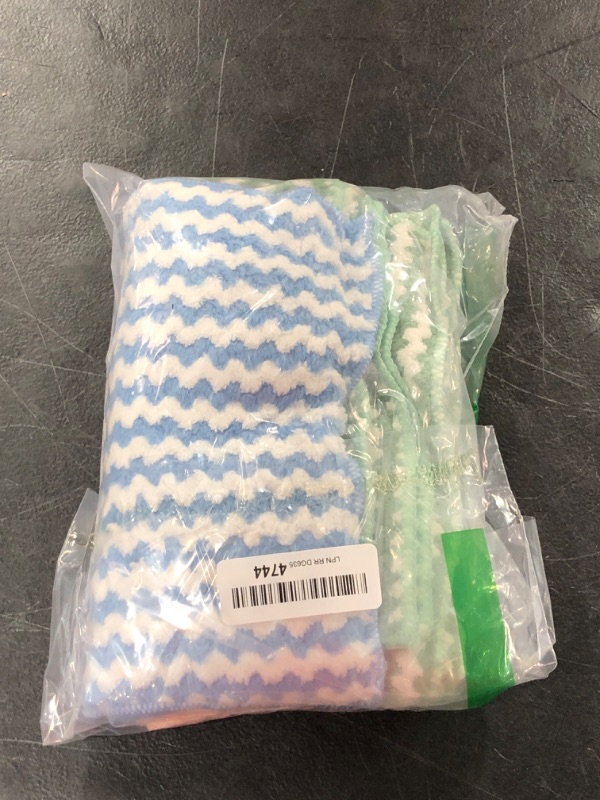 Photo 1 of 9 Pack Microfiber Cleaning Cloth,Kitchen Dish Towels,Size:10" x 10",Dish Cloths for Washing Dishes,Dish Rags for Drying Dishes Kitchen Wash Clothes and Dish Towels.