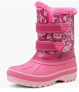 Photo 1 of DREAM PAIRS Boys & Girls Toddler/Little Kid/Big Kid Ducko Ankle Winter Snow Boots size 12LK
