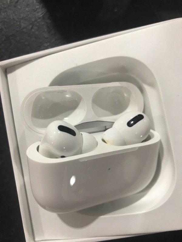 Photo 2 of Apple AirPods Pro Wireless Earbuds with MagSafe Charging Case. Active Noise Cancelling, Transparency Mode, Spatial Audio, Customizable Fit, Sweat and Water Resistant. Bluetooth Headphones for iPhone
