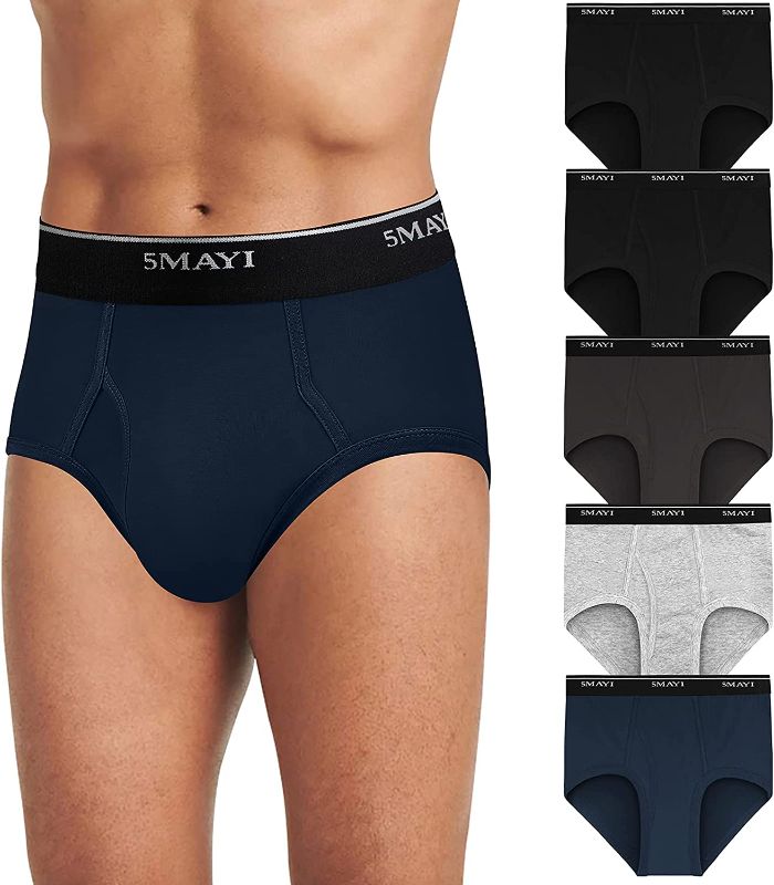 Photo 1 of 5Mayi Mens Briefs Underwear Cotton Brief Underwear for Men Pack
SIZE SMALL 