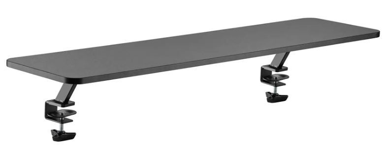 Photo 1 of PARTS ONLY!!! Kantek Desk Top Clamp Shelf and Monitor Stand, Extra-Wide, 39.4-Inch Wide x 10.2-Inch Deep x 5.1-Inch High, Black (DS920)
