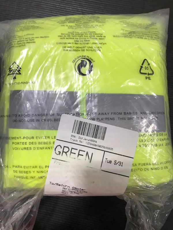 Photo 1 of 10 Pack High Visibility Safety Vest for Traffic Work XXL