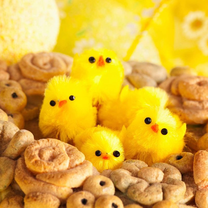 Photo 1 of  12Pcs Mini Easter eggs with chicks
