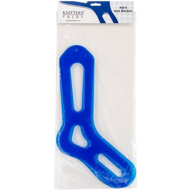 Photo 1 of 2 PACK KNITTER'S PRIDE AQUA SOCK BLOCKERS-MEDIUM, 1 BROKEN
