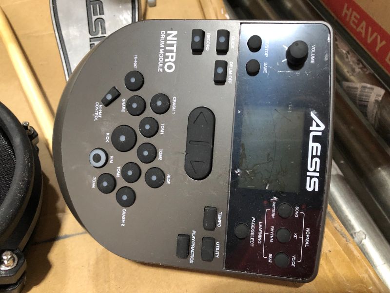 Photo 6 of FOR PARTS ONLY Alesis Drums Nitro Mesh Kit - Eight Piece All Mesh Electronic Drum Kit With Super Solid Aluminum Rack FOR PARTS ONLY