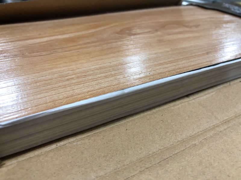 Photo 3 of Achim Tivoli II Rustic Oak 6x36 Self Adhesive Vinyl Floor Planks - 10 Planks, 6 X 36 INCH