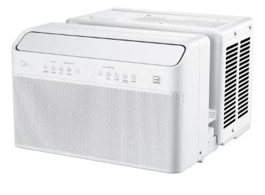 Photo 1 of Midea 8,000 BTU U-Shaped Inverter Window Air Conditioner WiFi, 9X Quieter, Over 35% Energy Savings ENERGY STAR MOST EFFICIENT