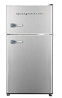 Photo 1 of Frigidaire EFR341, 3.2 cu ft 2 Door Fridge and Freezer, Platinum Series, Stainless Steel, Double