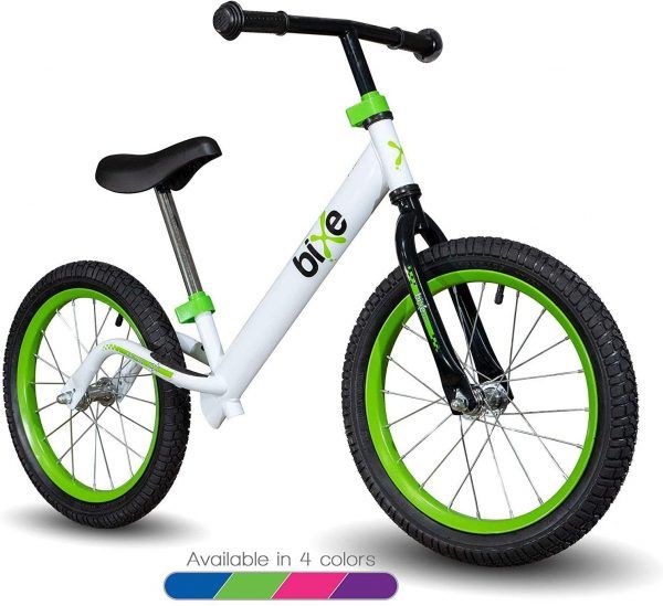 Photo 1 of Bixe 16? Pro Balance Bike for for Big Kids 5, 6, 7, 8 and 9 Years Old, GREEN/WHITE
