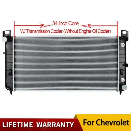 Photo 1 of 2423 34? Radiator for Chevrolet GMC Silverado Sierra Tahoe w/Oil Cooler 4.8 5.3
