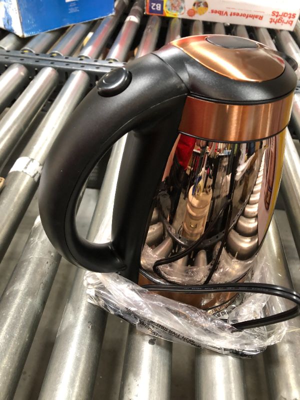 Photo 1 of BELLA (14753) 1.7 Liter Electric Tea Kettle Copper Chrome