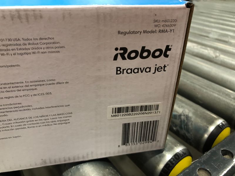 Photo 7 of iRobot Braava jet m6 (6012) Ultimate Robot Mop- Wi-Fi Connected, Precision Jet Spray, Smart Mapping, Works with Alexa, Ideal for Multiple Rooms, Recharges and Resumes, Black
