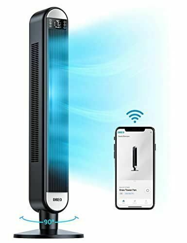 Photo 1 of Dreo WiFi Smart Tower Fan, Alexa, Google Assistant, 42 Inch 90° Oscillating