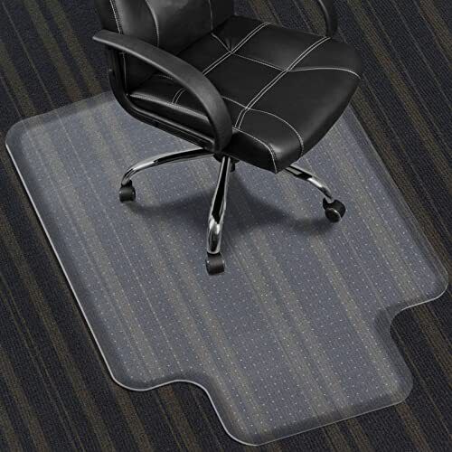 Photo 1 of Chair Mat for Carpeted Floor with Lip Easy to Clean for Office and Home, 48 X 36 
