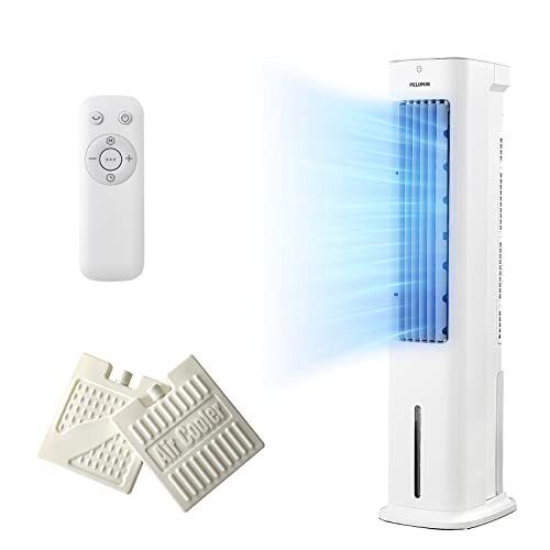 Photo 1 of PELONIS 3-in-1 Evaporative Air Cooler, Tower Fan & Humidifier 563 CFM, 215 sq ft, 90° Wide Range Coverage, Timer, Remote Control, 3 Quiet Speeds,3 Mode Settings, 5L Water Tank