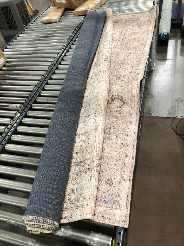 Photo 1 of Amber Lewis x Loloi Georgie Collection GER-02 Ocean / Sand 7'6" x 9'6" Area Rug
