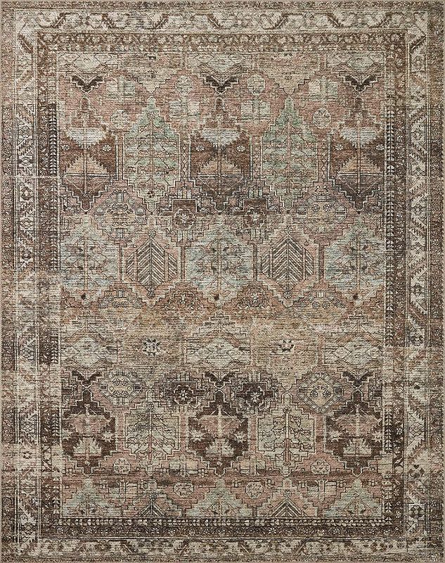 Photo 1 of Amber Lewis x Loloi Billie Collection BIL-03 Clay / Sage, Traditional 7'-6" x 9'-6" Area Rug
