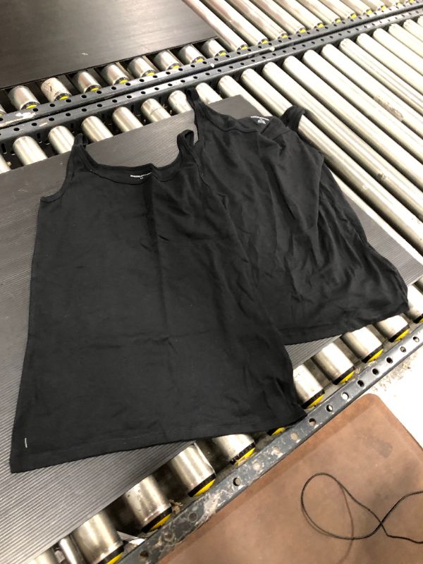 Photo 1 of Amazon Essentials Women's 2-Pack Slim-fit Thin Strap Tank - Lg