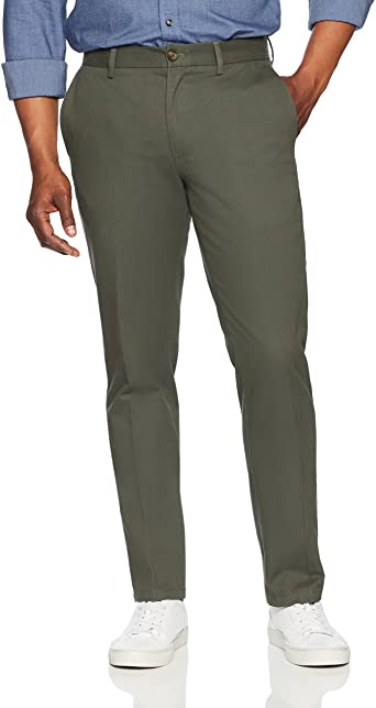 Photo 1 of Amazon Essentials Men's Slim-fit Wrinkle-Resistant Flat-Front Chino Pant 31w x 30L
