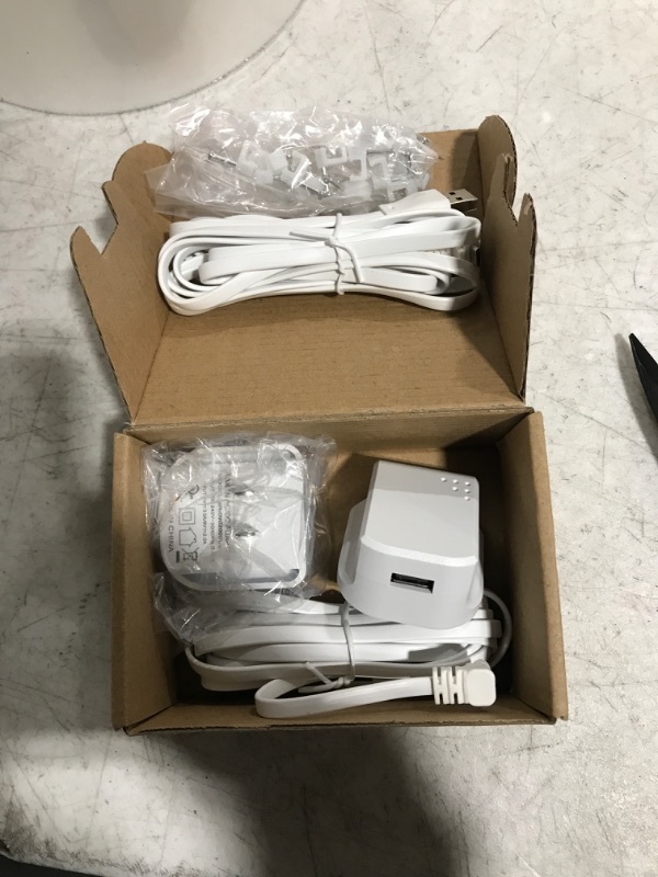 Photo 1 of [2-Pack] Weatherproof Outdoor Power Cable with Quick Charge 3.0 Power Adapter