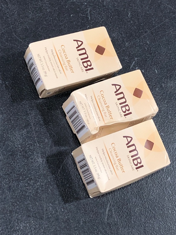 Photo 2 of (3 Pack) Ambi Cocoa Butter Cleansing Bar - 3.5 Oz
