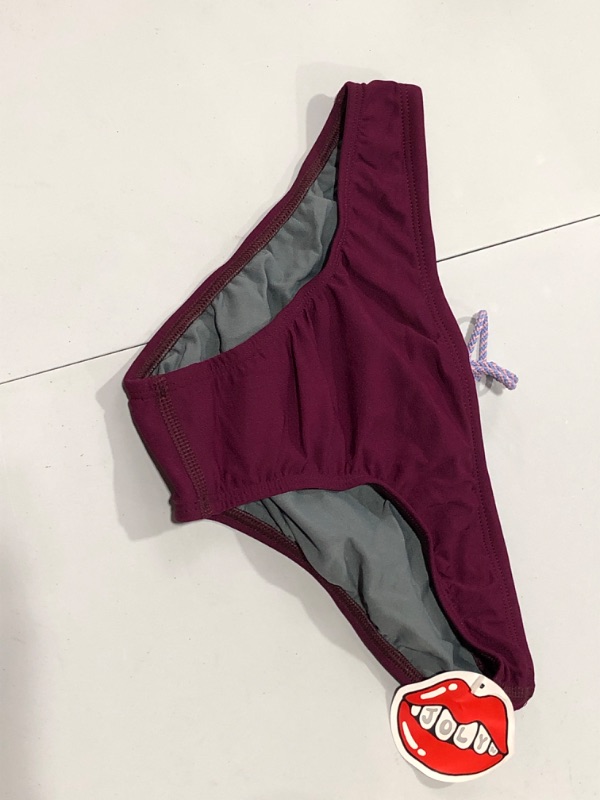 Photo 1 of Andy Bikini Bottom (Darks) in Cabernet - Size M - by JOLYN
(Factory Sealed only open for picture)
