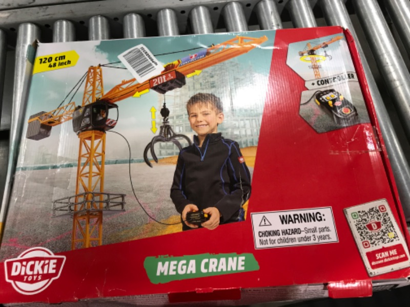 Photo 2 of DICKIE TOYS Mighty Construction Crane with Remote Control, Trolley, for Ages 3 and up
