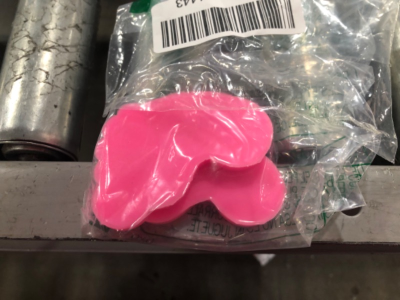 Photo 1 of 2 Pieces Foot Shape Silicone Mold 3D Baby Foot Fondant Mold Necklace Jewelry Epoxy Resin Mold Feet Keychain Silicone Molds with 12 Color Small Sequins for DIY Key Backpack Decoration, Pink
