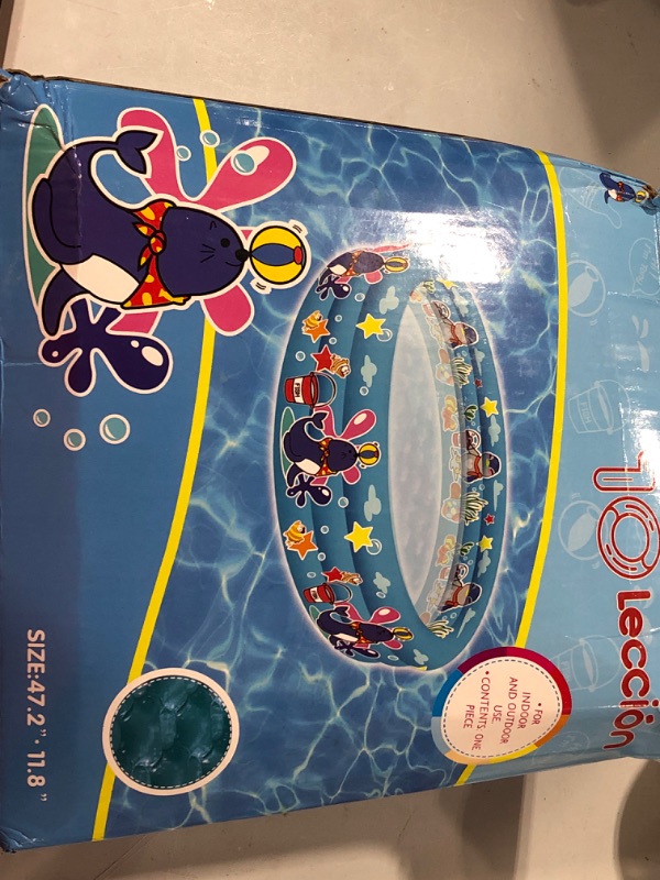 Photo 2 of Big Summer 3 Rings Kiddie Pool for Toddler